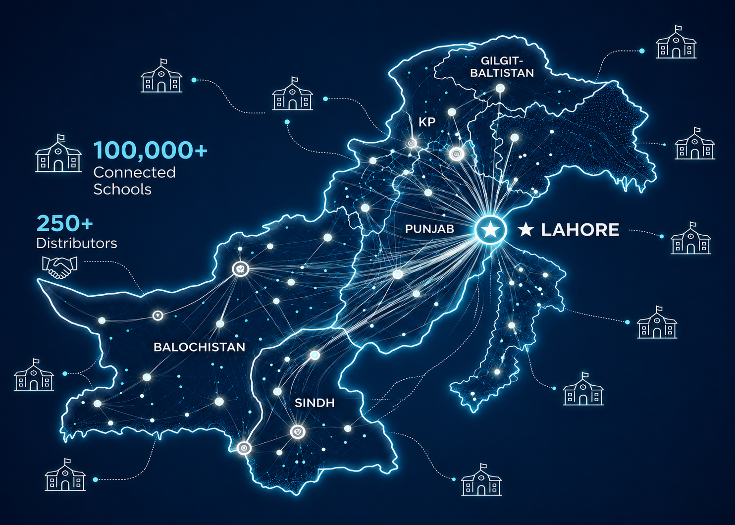 Our Reach — Javed Publishers Nationwide Network
